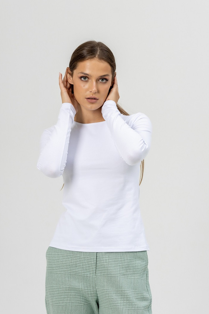 Лонгслив ATELERO 1095 белый - фото 3